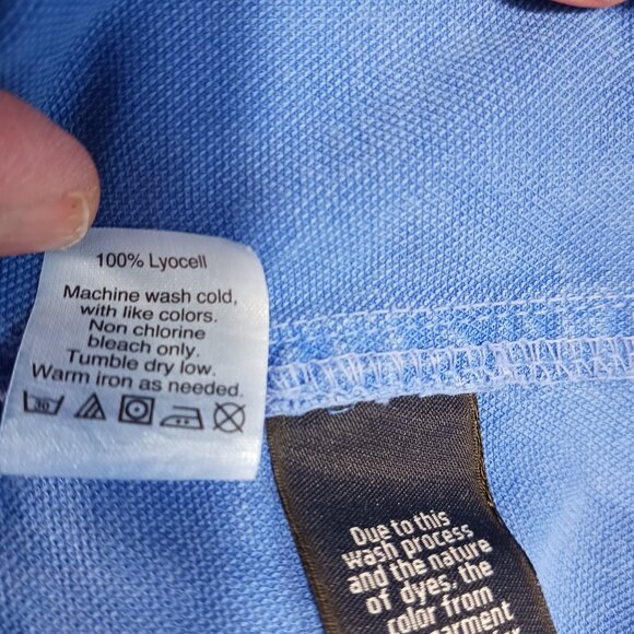 J. Crew Preppy Cobalt Blue, Short Sleeve Dress, Size 4, 3/4 Button Down, Pockets - Picture 15 of 16